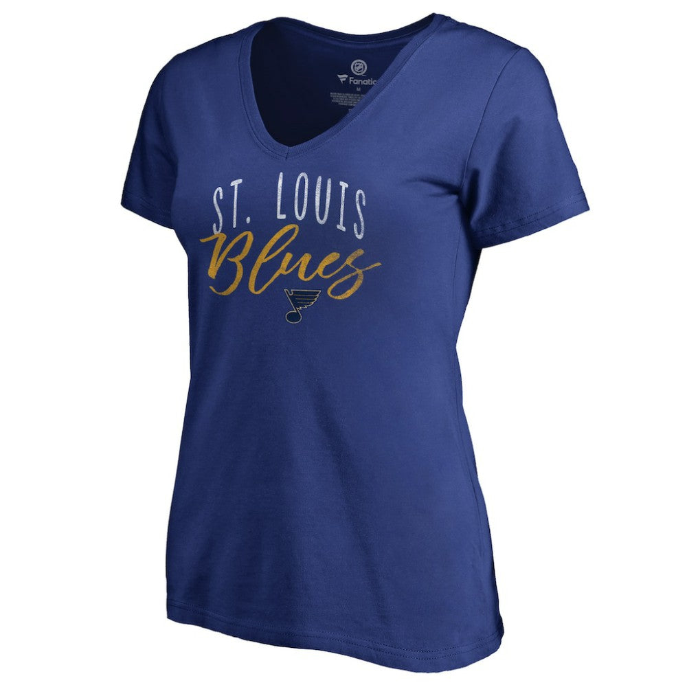 St. Louis Blues - Women's Graceful V-Neck T-Shirt Blue
