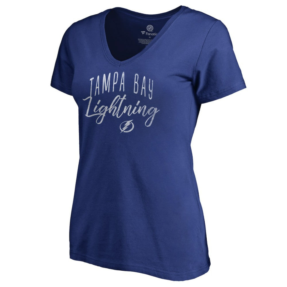 Tampa Bay Lightning - Women's Graceful V-Neck T-Shirt Blue