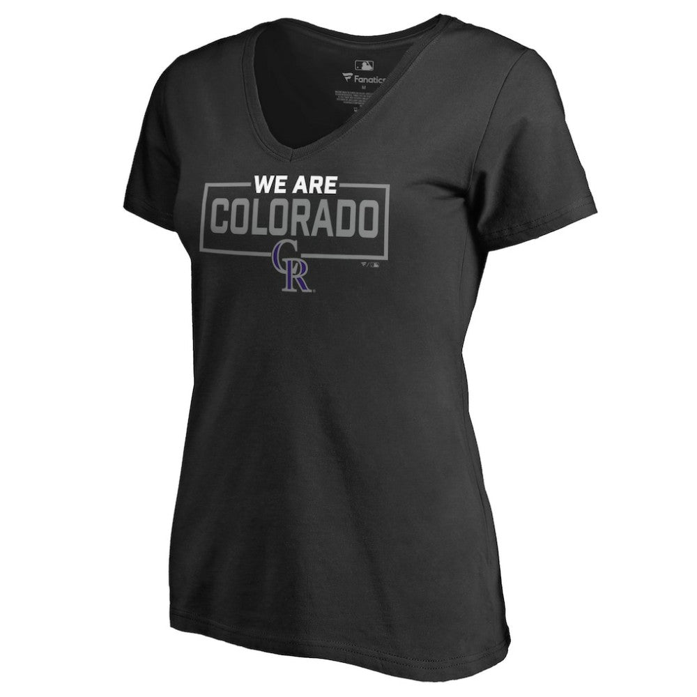 Colorado Rockies Women's We Are Icon V-Neck T-Shirt Near Me