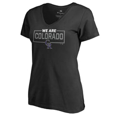 Colorado Rockies Women's We Are Icon V-Neck T-Shirt Near Me