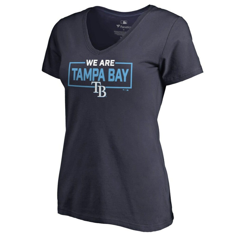 Tampa Bay Rays Women's We Are Icon V-Neck T-Shirt Sale