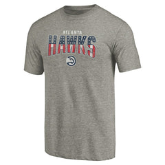 NBA - Atlanta Hawks Freedom Tri-Blend T-Shirt - Gray