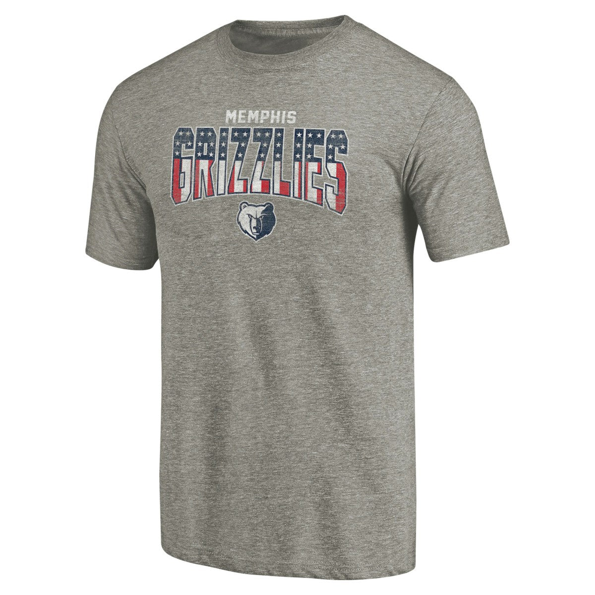 NBA - Memphis Grizzlies Freedom Tri-Blend T-Shirt - Gray