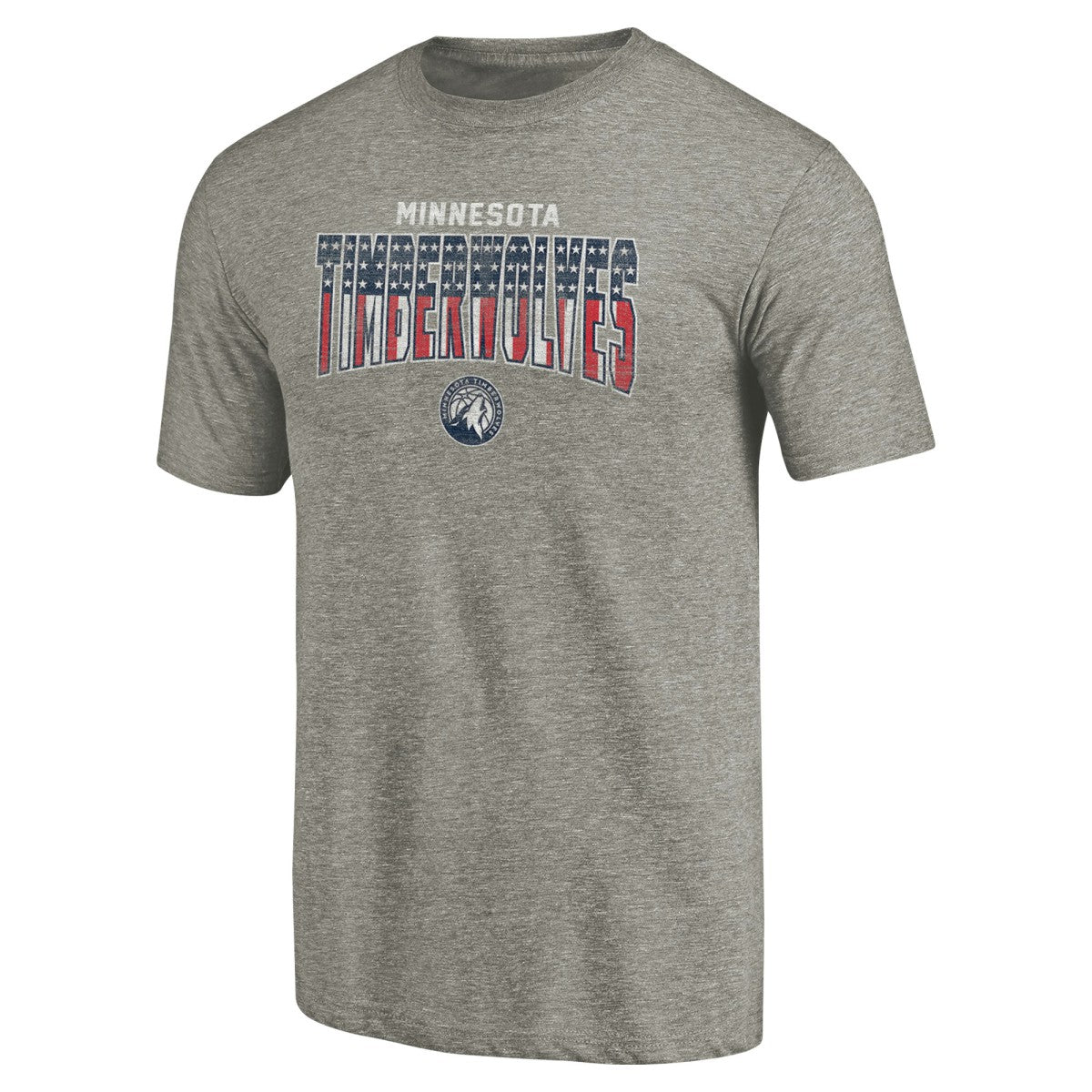 NBA - Minnesota Timberwolves Freedom Tri-Blend T-Shirt - Gray