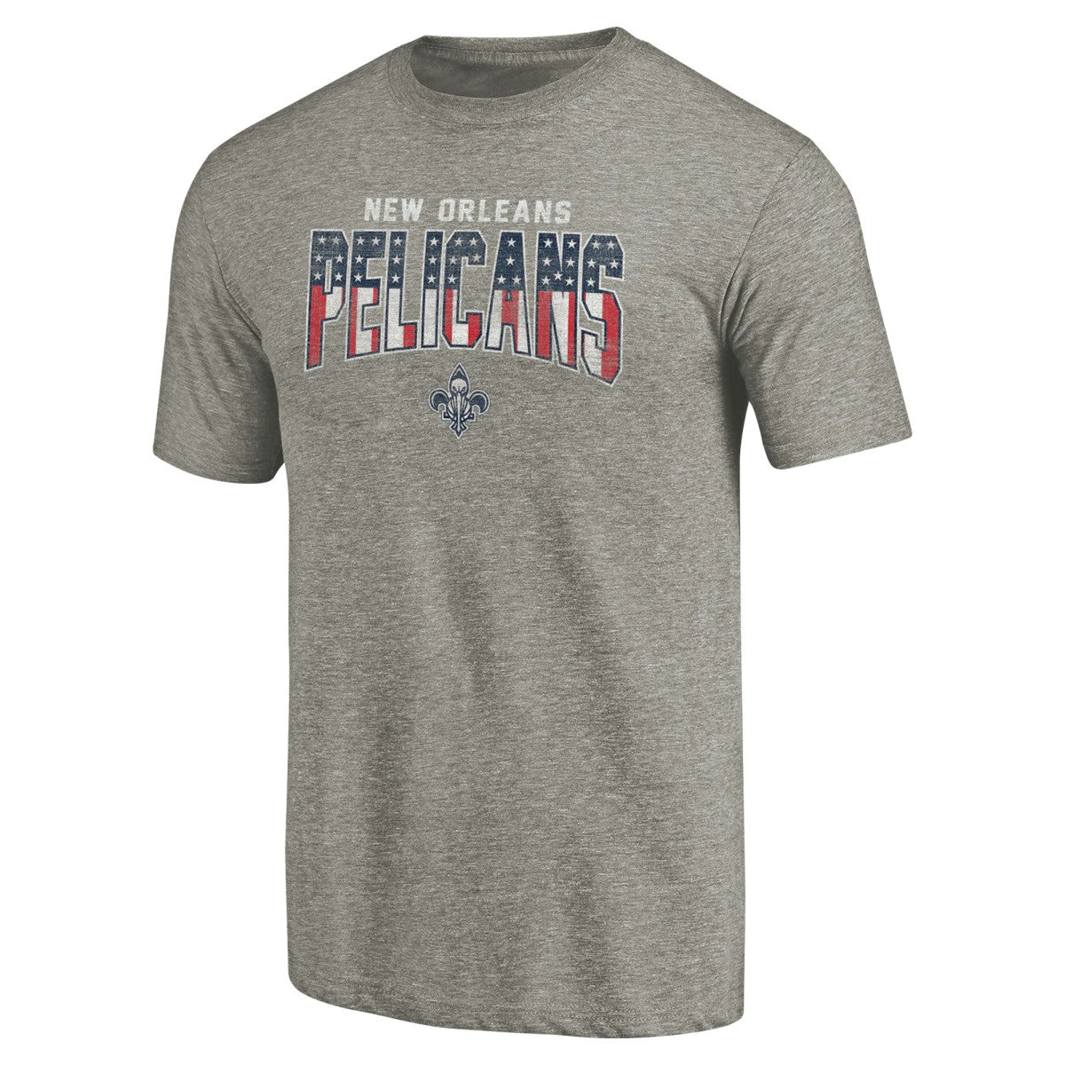 NBA - New Orleans Pelicans Freedom Tri-Blend T-Shirt - Gray