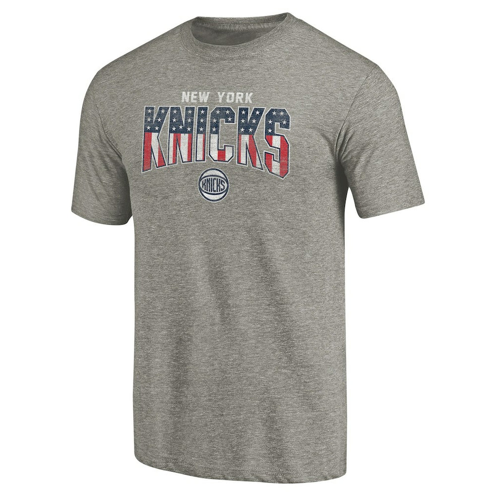NBA - New York Knicks Freedom Tri-Blend T-Shirt - Gray