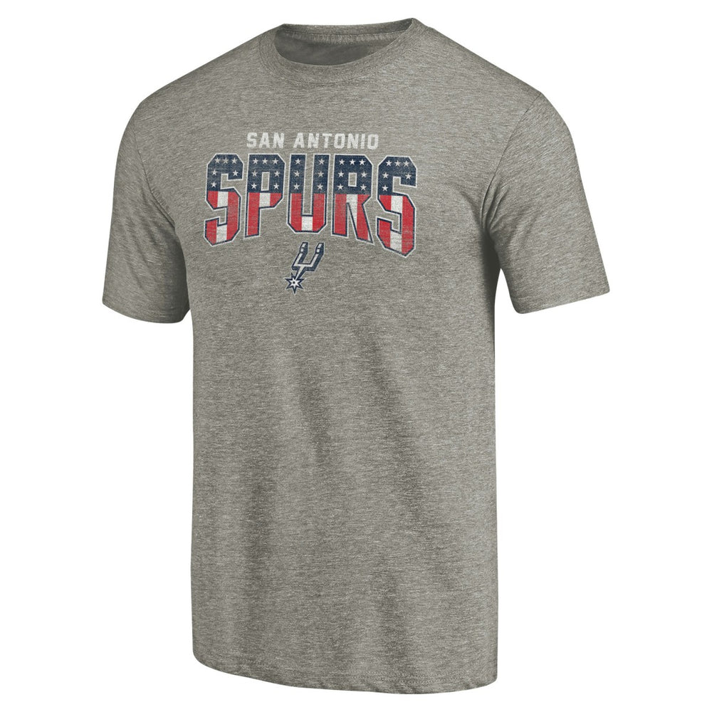 NBA - San Antonio Spurs Freedom Tri-Blend T-Shirt - Gray