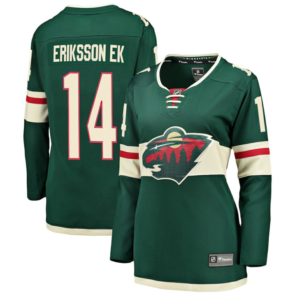 Joel Eriksson Ek Minnesota Wild - Fanatics Women's Breakaway Player Jersey Green