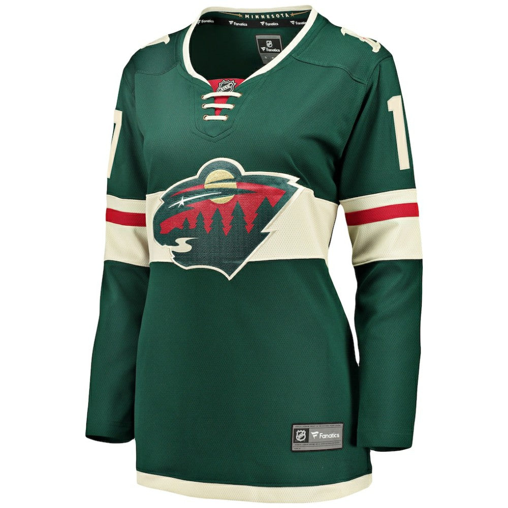 Marcus Foligno Minnesota Wild - Fanatics Women's Breakaway Player Jersey Green