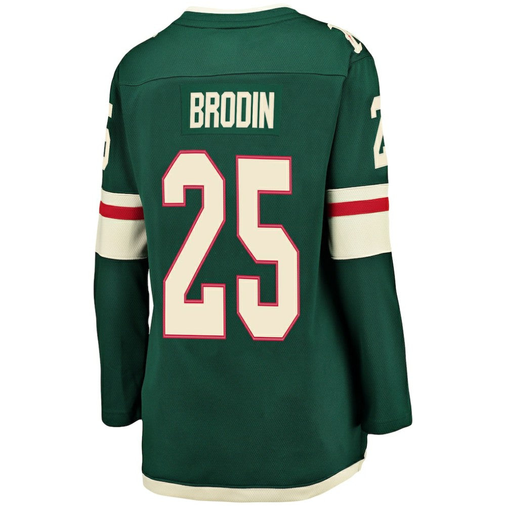 Jonas Brodin Minnesota Wild - Fanatics Women's Breakaway Player Jersey Green