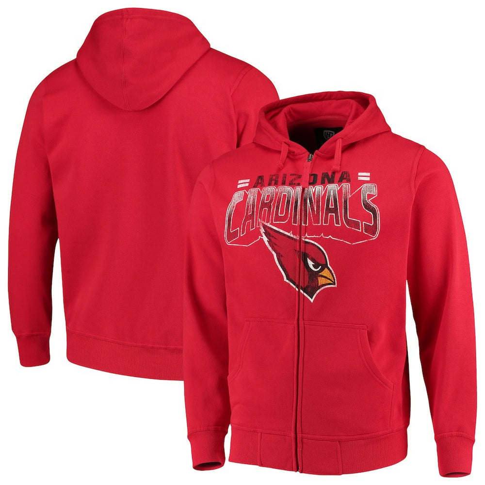 Arizona Cardinals G-III Sports by Carl Banks Perfect Season Full-Zip Hoodie Cardinal - NFL