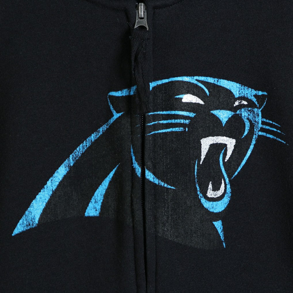 Carolina Panthers G-III Sports by Carl Banks Primary Logo Full-Zip Hoodie Black - NFL