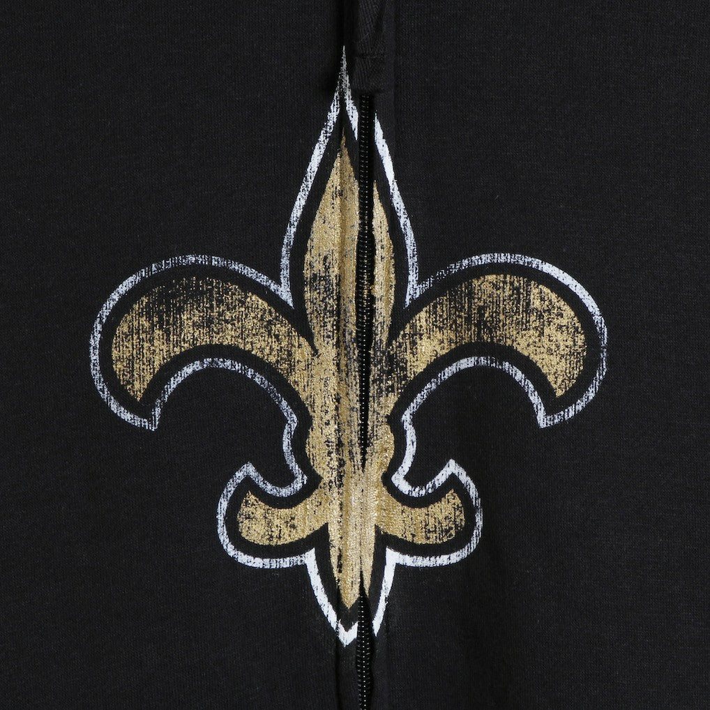 New Orleans Saints G-III Sports by Carl Banks Primary Logo Full-Zip Hoodie Black - NFL