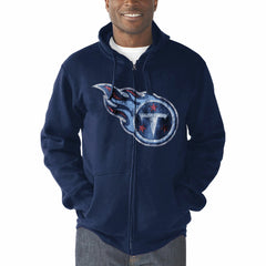 Tennessee Titans G-III Sports by Carl Banks Primary Logo Full-Zip Hoodie Navy - NFL