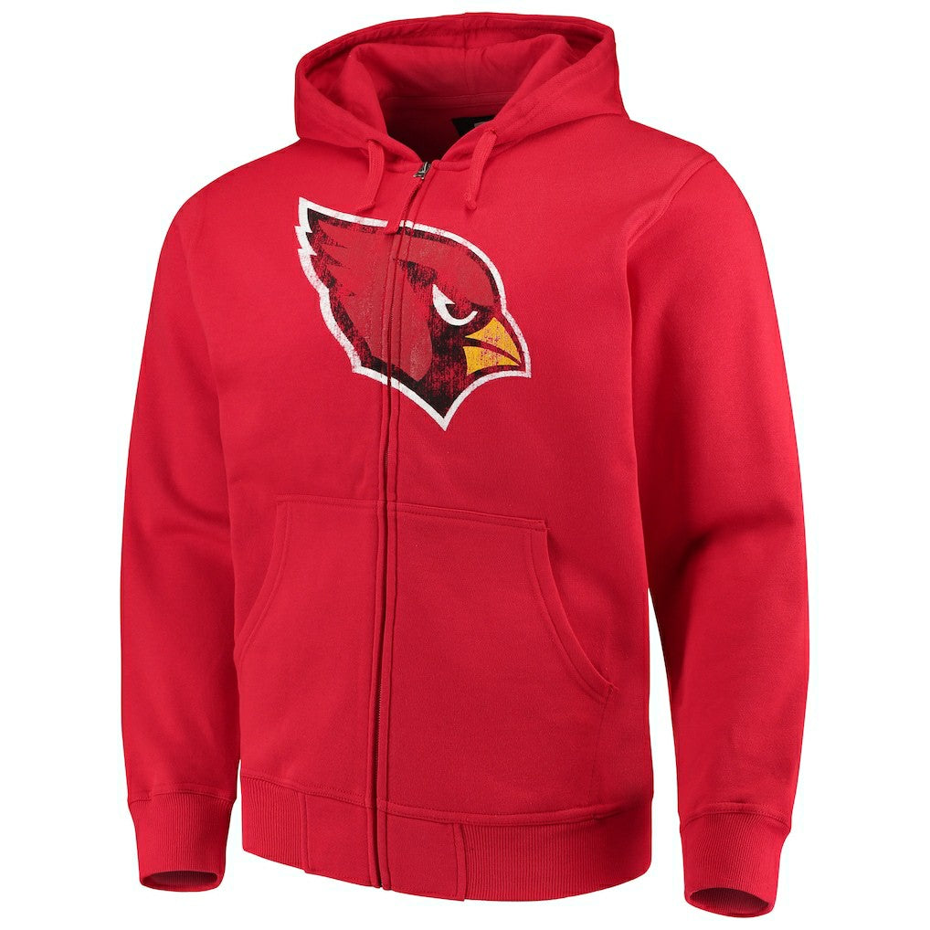 Arizona Cardinals G-III Sports by Carl Banks Primary Logo Full-Zip Hoodie Cardinal - NFL