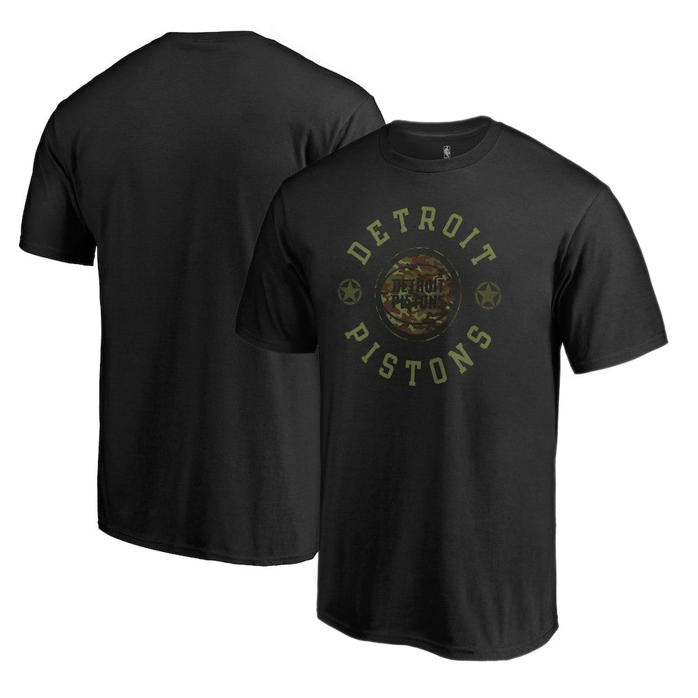 NBA - Detroit Pistons Liberty T-Shirt - Black