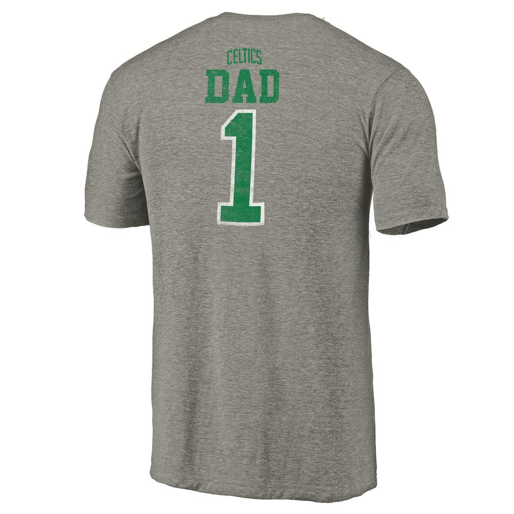 NBA - Boston Celtics Greatest Dad Tri-Blend T-Shirt - Gray