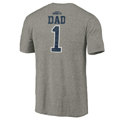 NBA - Denver Nuggets Greatest Dad Tri-Blend T-Shirt - Gray