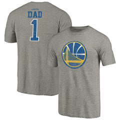 NBA - Golden State Warriors Greatest Dad Tri-Blend T-Shirt - Gray