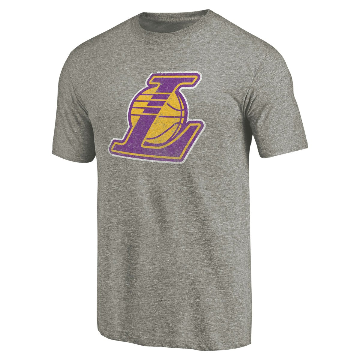 NBA - Los Angeles Lakers Greatest Dad Tri-Blend T-Shirt - Gray