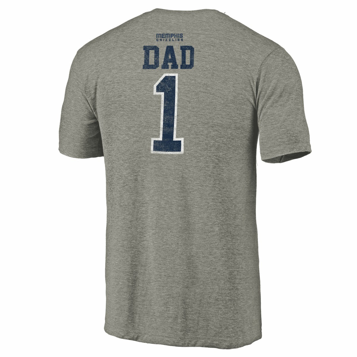 NBA - Memphis Grizzlies Greatest Dad Tri-Blend T-Shirt - Gray