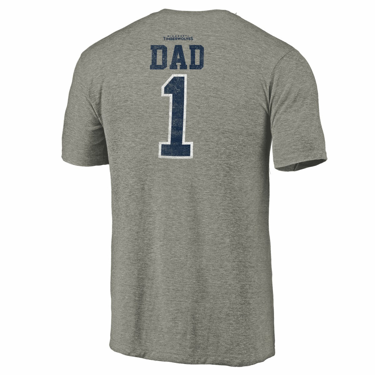 NBA - Minnesota Timberwolves Greatest Dad Tri-Blend T-Shirt - Gray