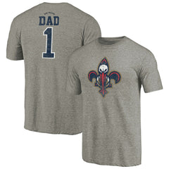 NBA - New Orleans Pelicans Greatest Dad Tri-Blend T-Shirt - Gray