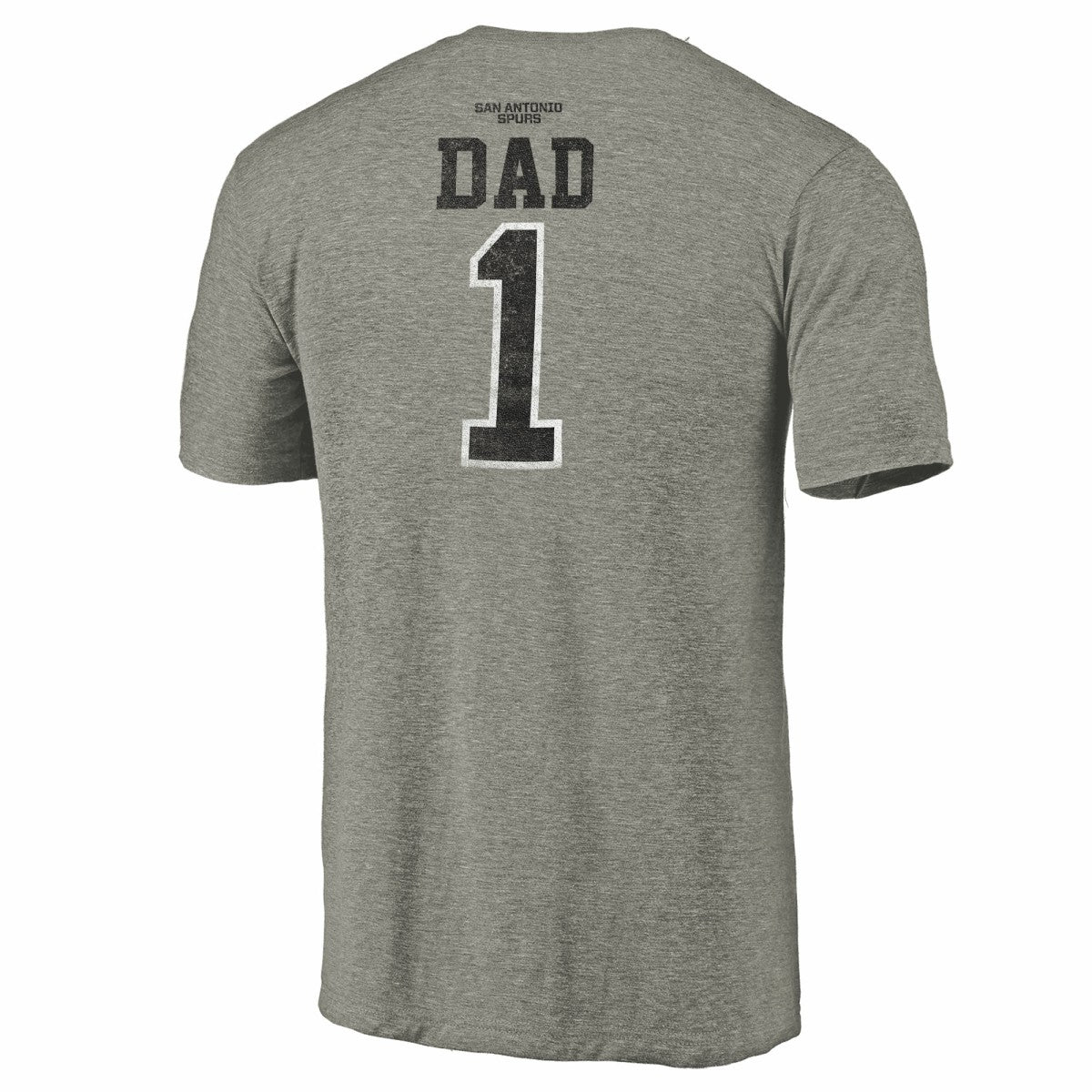 NBA - San Antonio Spurs Greatest Dad Tri-Blend T-Shirt - Gray