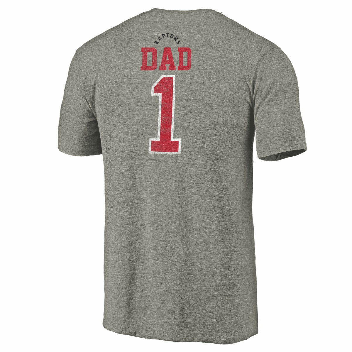 NBA - Toronto Raptors Greatest Dad Tri-Blend T-Shirt - Gray