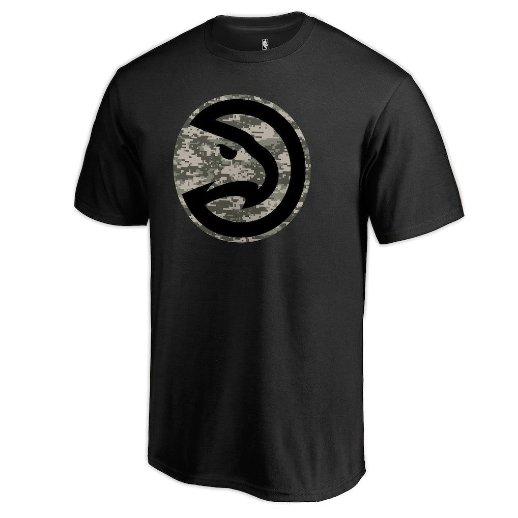 NBA - Atlanta Hawks Cloak Camo T-Shirt - Black