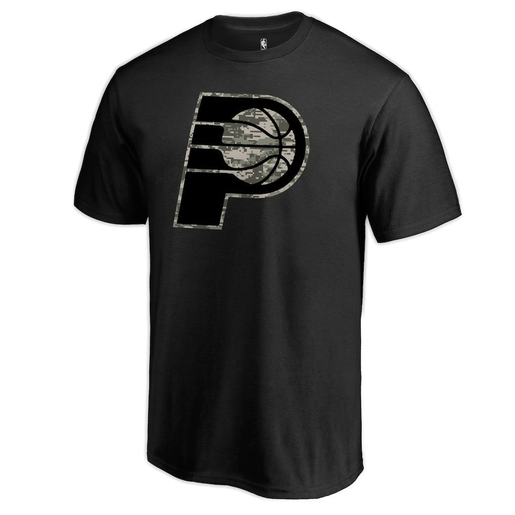 NBA - Indiana Pacers Cloak Camo T-Shirt - Black