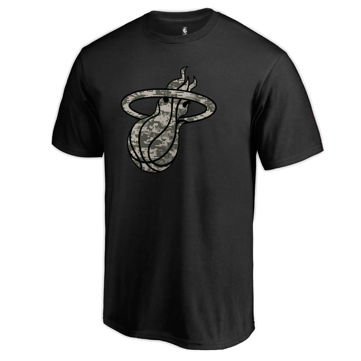 NBA - Miami Heat Cloak Camo T-Shirt - Black
