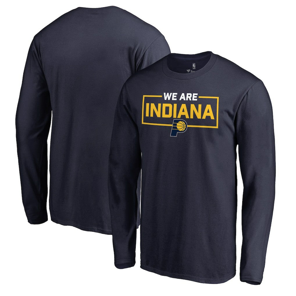 NBA - Indiana Pacers We Are Iconic Collection Long Sleeve T-Shirt - Navy