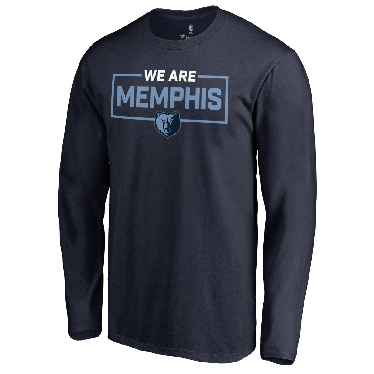 NBA - Memphis Grizzlies We Are Iconic Collection Long Sleeve T-Shirt - Navy