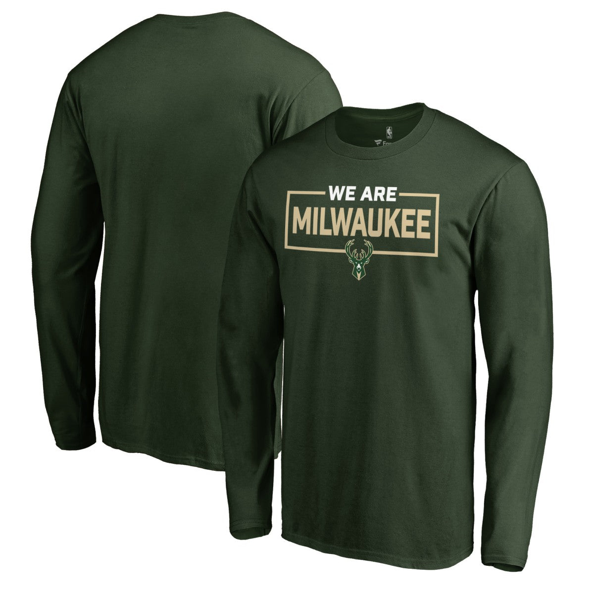 NBA - Milwaukee Bucks We Are Iconic Collection Long Sleeve T-Shirt - Green