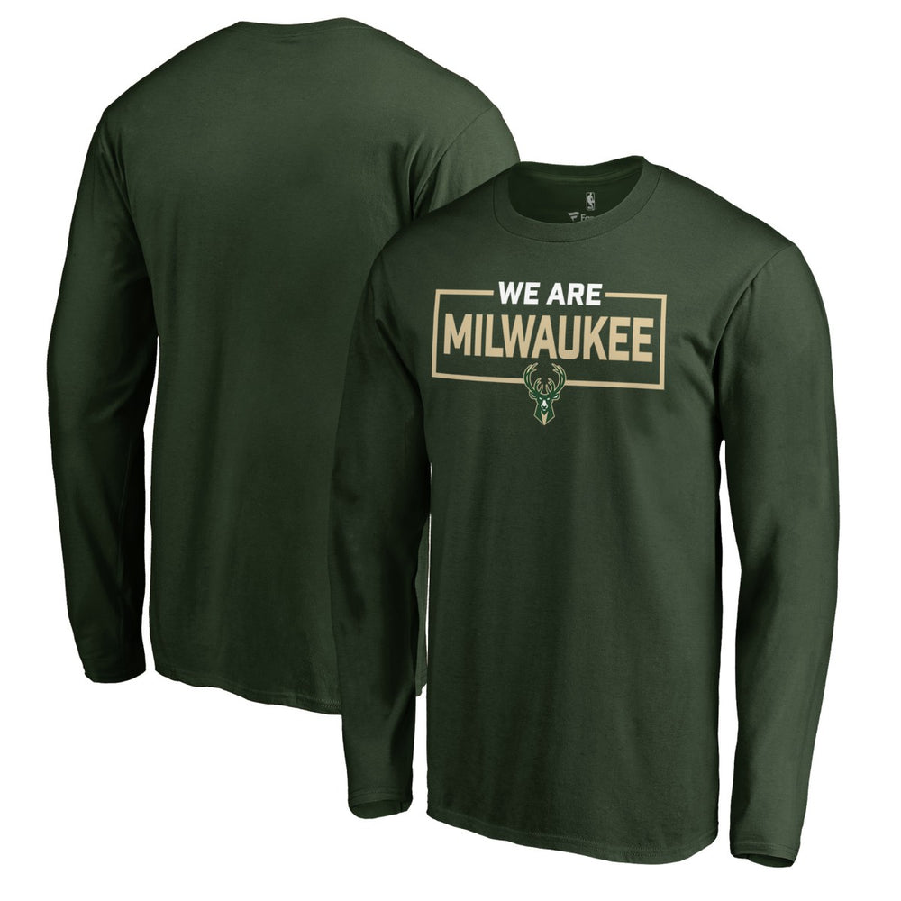 NBA - Milwaukee Bucks We Are Iconic Collection Long Sleeve T-Shirt - Green