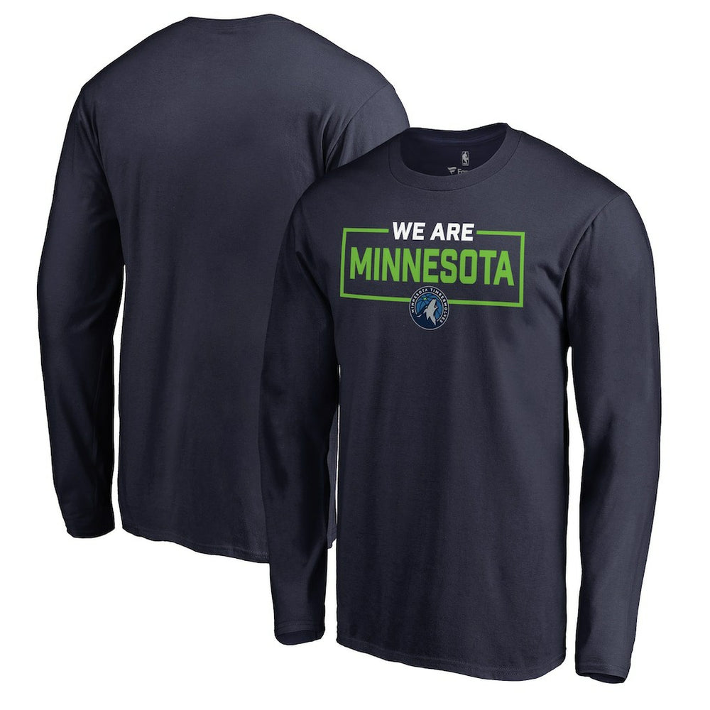 NBA - Minnesota Timberwolves We Are Iconic Collection Long Sleeve T-Shirt - Navy