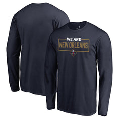 NBA - New Orleans Pelicans We Are Iconic Collection Long Sleeve T-Shirt - Navy