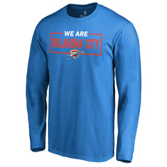 NBA - Oklahoma City Thunder We Are Iconic Collection Long Sleeve T-Shirt - Blue