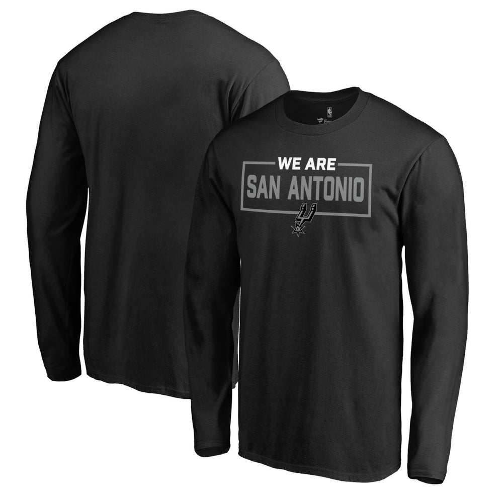 NBA - San Antonio Spurs We Are Iconic Collection Long Sleeve T-Shirt - Black
