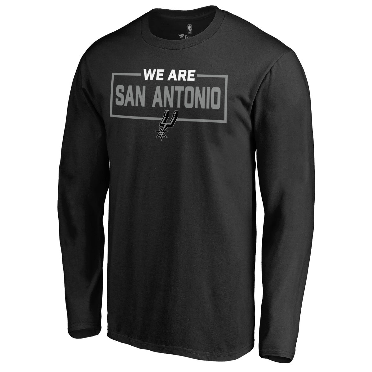 NBA - San Antonio Spurs We Are Iconic Collection Long Sleeve T-Shirt - Black