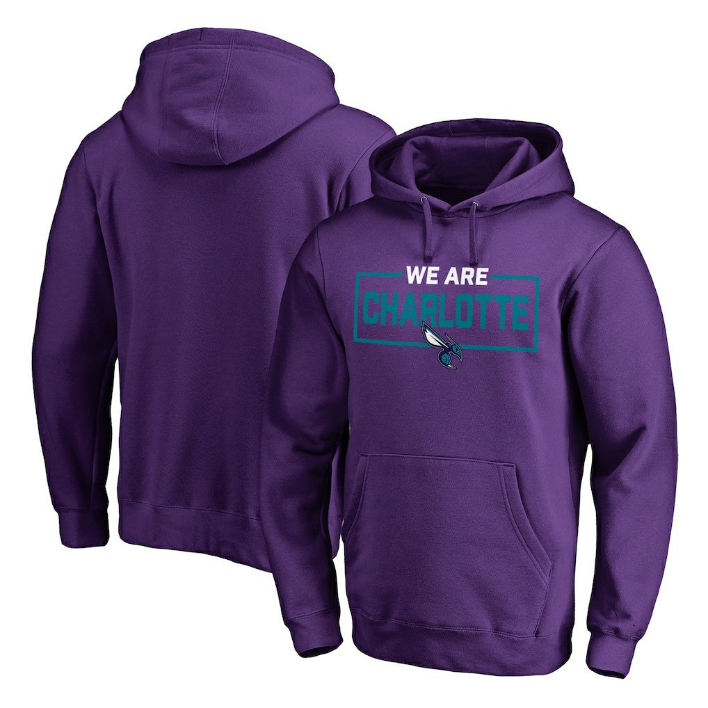 NBA - Charlotte Hornets We Are Iconic Collection Pullover Hoodie - Purple