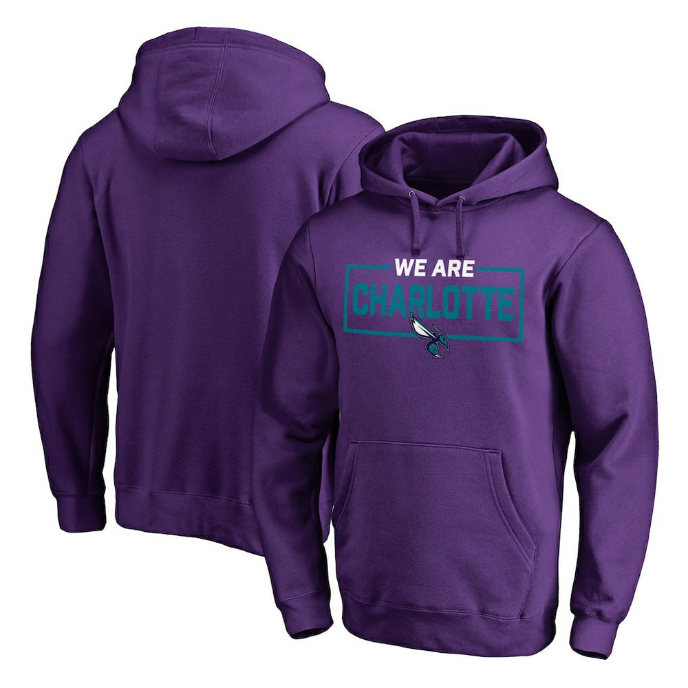 NBA - Charlotte Hornets We Are Iconic Collection Pullover Hoodie - Purple