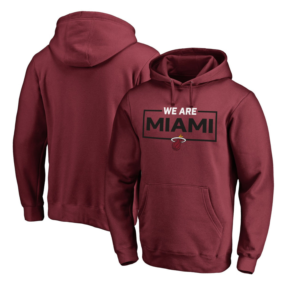 NBA - Miami Heat We Are Iconic Collection Pullover Hoodie - Garnet