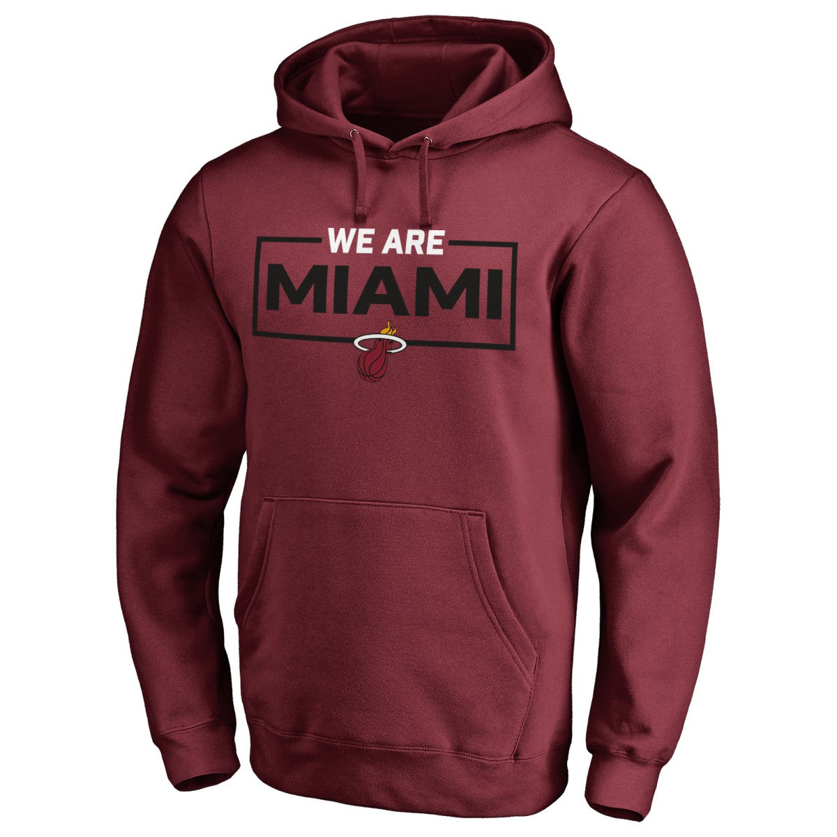 NBA - Miami Heat We Are Iconic Collection Pullover Hoodie - Garnet