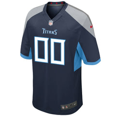 Tennessee Titans Youth Custom Game Jersey Navy - Nike