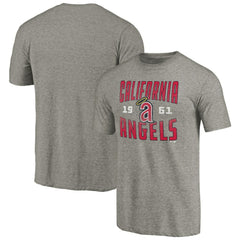 California Angels Cooperstown Collection Vintage Antique Stack Tri-Blend T-Shirt On Sale