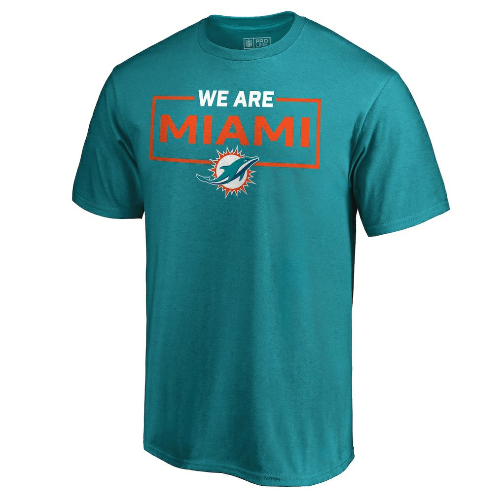 Miami Dolphins We Are Icon T-Shirt Aqua - NFL