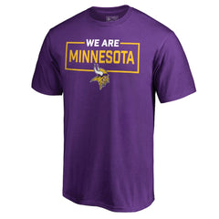 Minnesota Vikings We Are Icon T-Shirt Purple - NFL