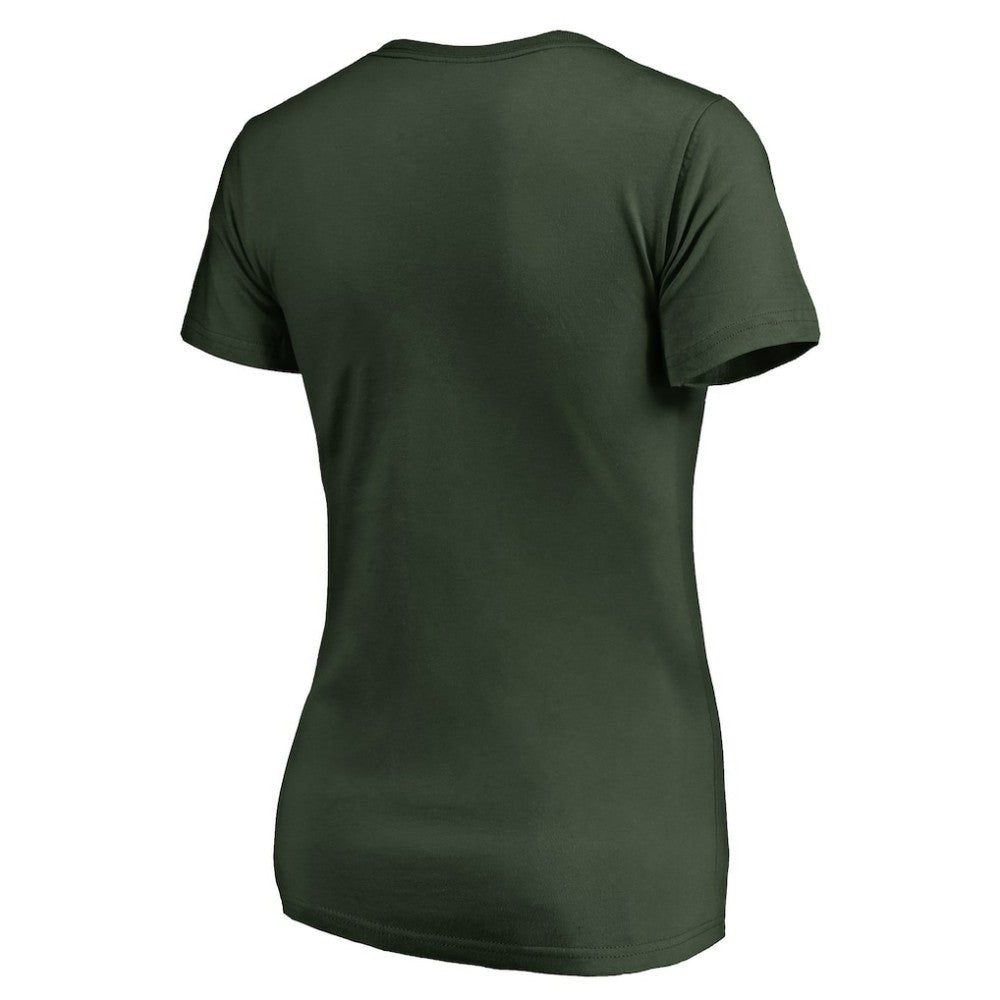 Minnesota Wild - Women's Iconic Collection V-Neck T-Shirt Green